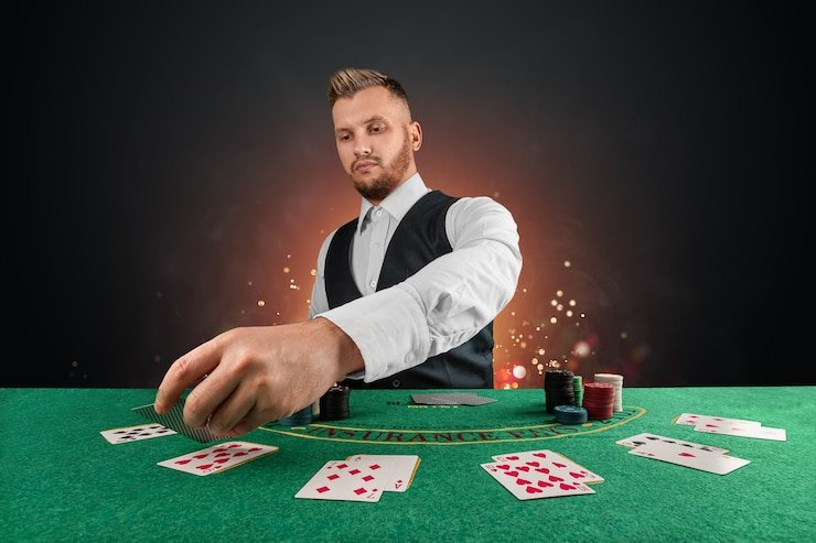 enakslot login customer support team assisting players at live casino desk
